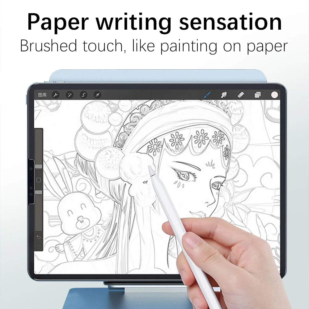 Matte Paper Film For Ipad Mini 6 Air 5 4 3 2022 Screen Protector For Ipad Pro 11 12.9 2021 12 9 9th 10 10th Generation 10.2 9.7