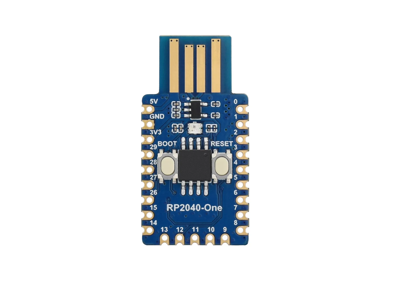 

Флэш-микроконтроллер, 4 Мб, на основе Raspberry Pi RP2040,Castellated Module, подходит для SMD-приложений