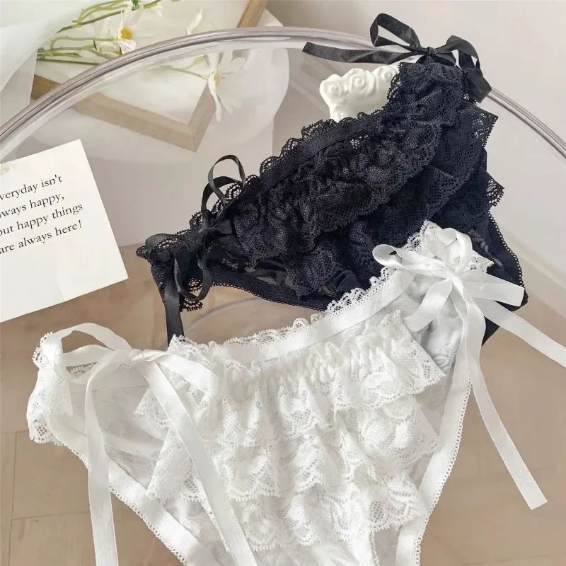 Calcinha com cordões para mulher, sexy confusa, renda de alta qualidade, desejo puro, arco de vento, cuecas personalizadas, explosão, confortável, feminina, verão