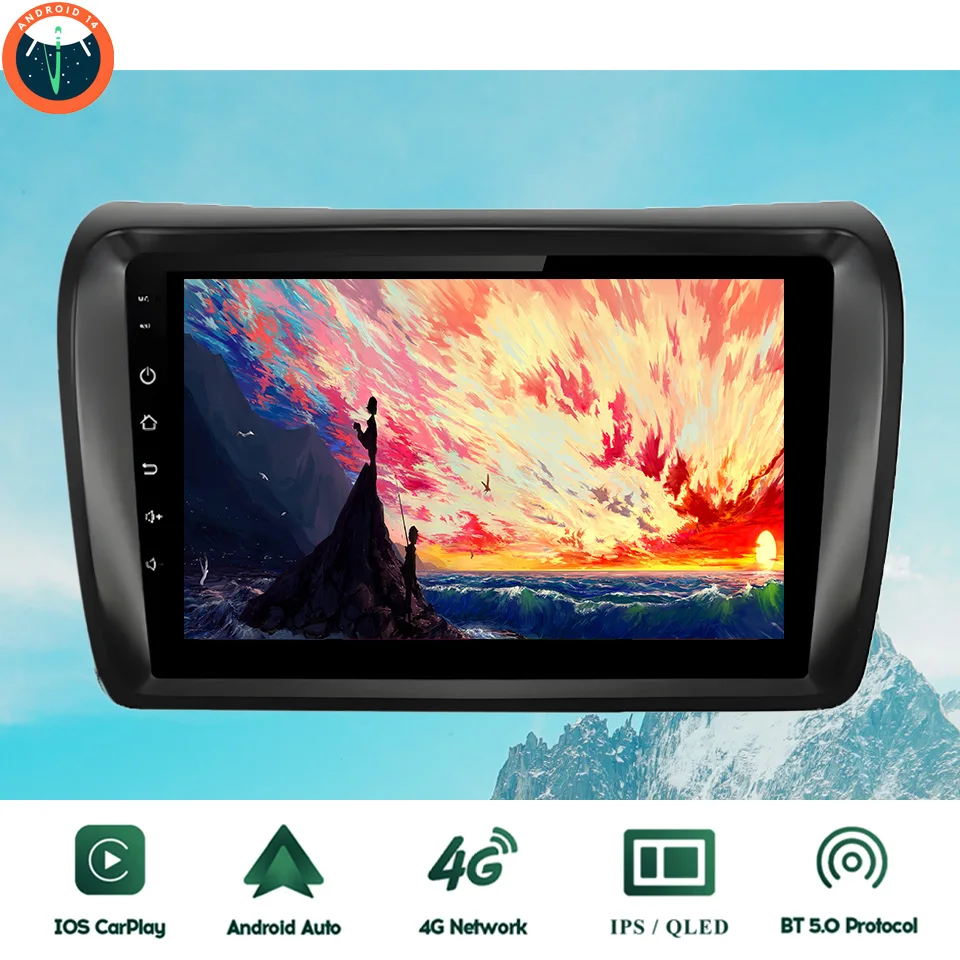 9‘’ Android 14 8G Ram Car GPS Navi Music Video Multimedia Player For Nissan Caravan NV350 2012 2018 2023 Auto Stereo Head Unit