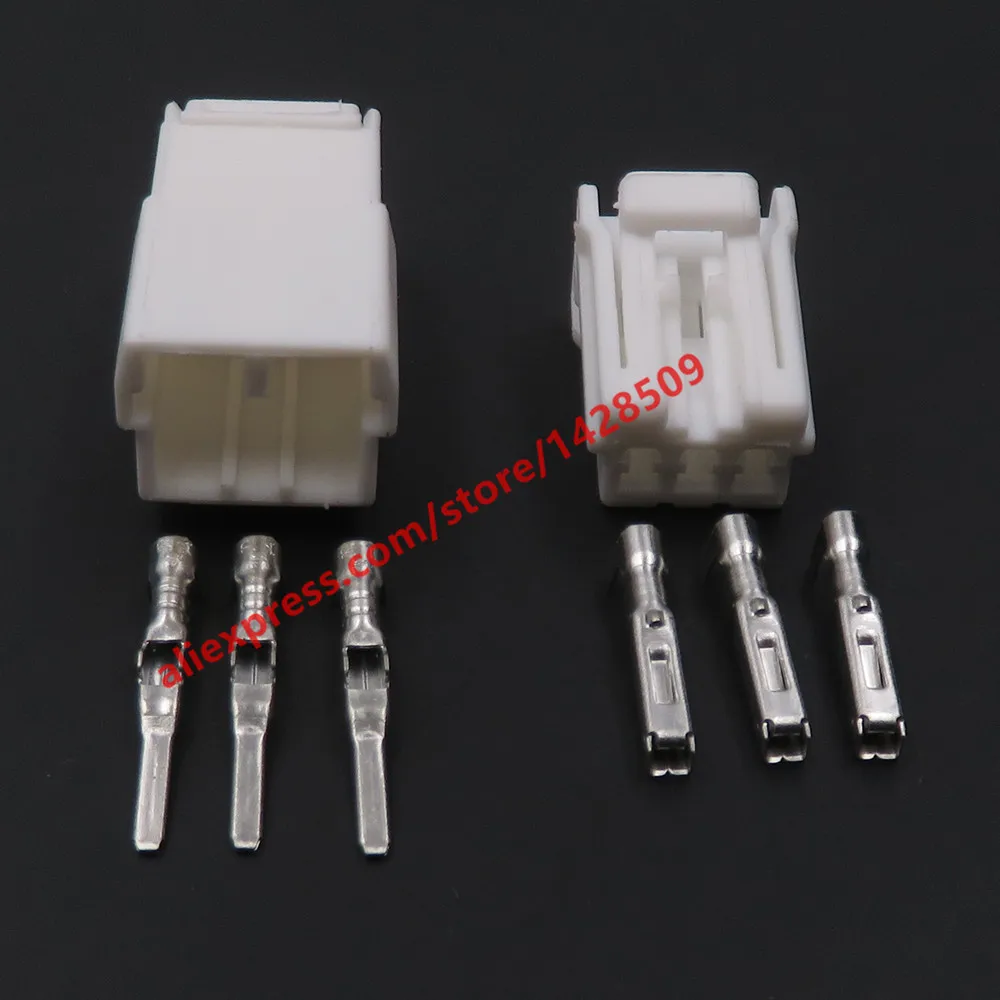 1 Set 3 Pin Electrical Auto Female Male Connector Car Reading Light Harness Cable Socket 174928-2 174921-1