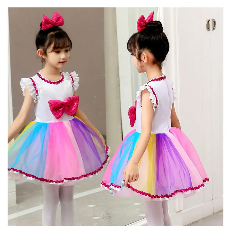 Costume de Jazz pour filles, Costume de danse sur scène pour filles, Costume de danse Hip Hop, vêtements de spectacle sur scène de Ballet, vêtements de spectacle pour enfants