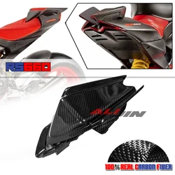 100% vera fibra di carbonio a secco per Aprilia RS660 Tuono 660 2021-2023 copertura della carenatura posteriore del motociclo coda passeggero sedile cowl