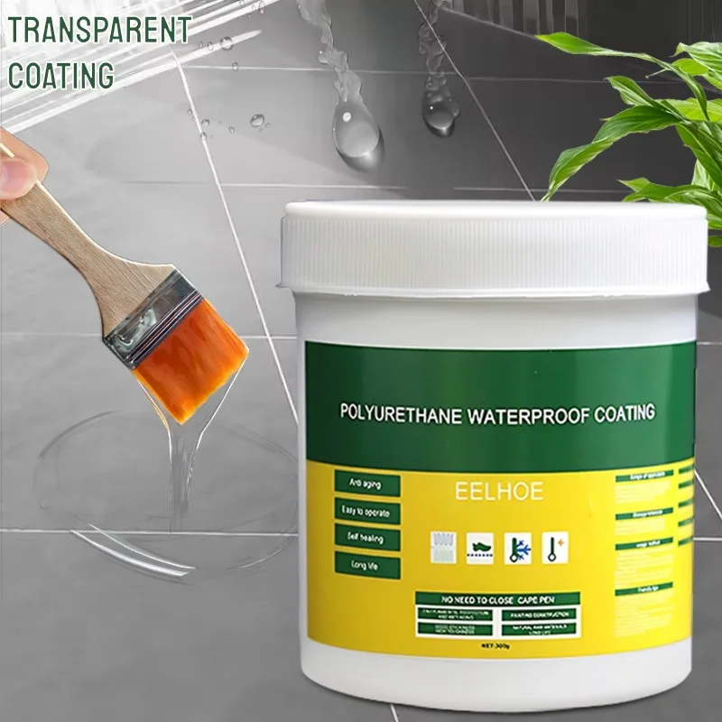 Transparent Invisible Waterproof Agent Waterproof Repair Paste Glue Strong Sealant Roof Waterproofing Leak Sealing Materials