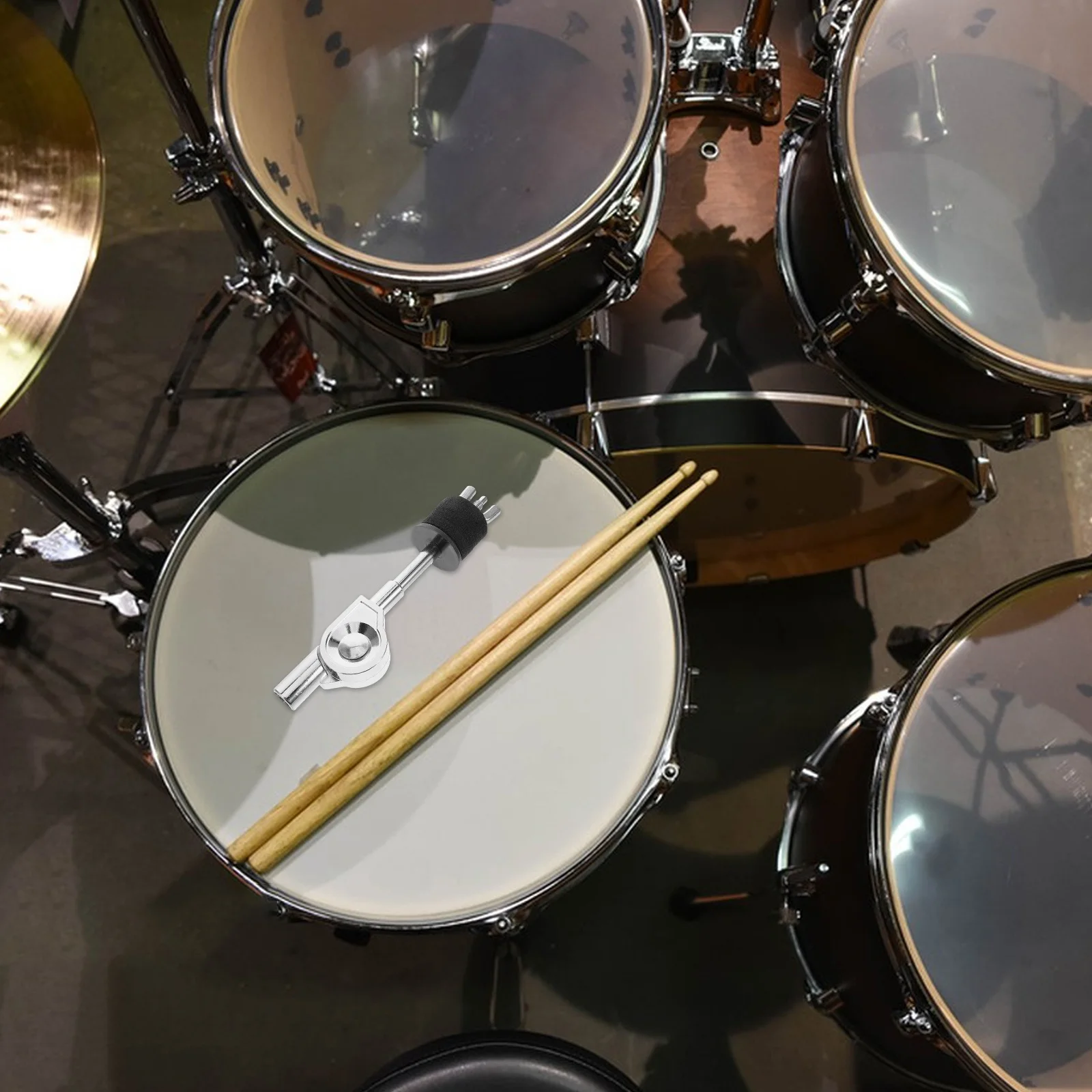 

Cymbal Adapter Arm St Holder Mount Boom Clamp Concert Snare Drum Accessories Cymbal Stack Spacesaving Design Secure Installation