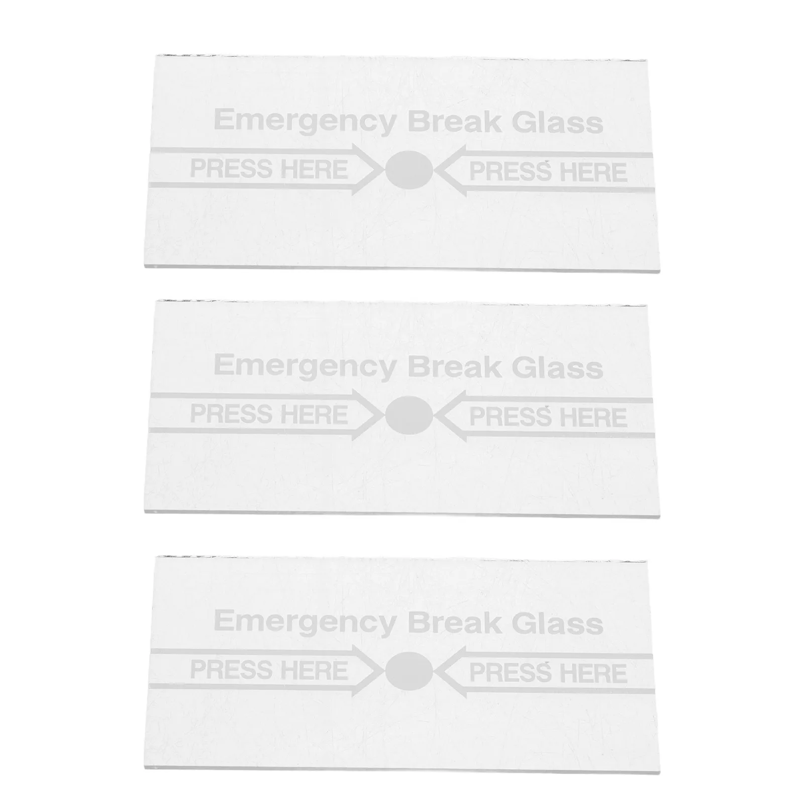 

3Pcs Fire Alarm Glass Panel Emergency Break Glass Switch Cover Replacement Manual Fire Safety Switch Cover for Office School