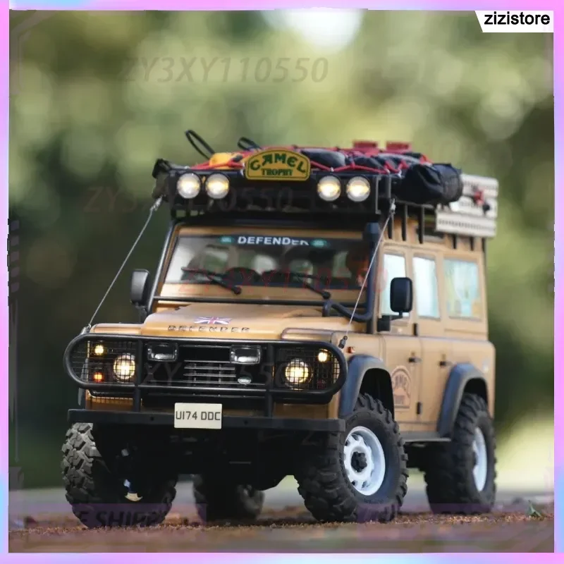 

1/10 Fms Fcx10 Camel Cup Land Rover Simulation Rc Climbing Car Classic Collection Gift Boy Toy