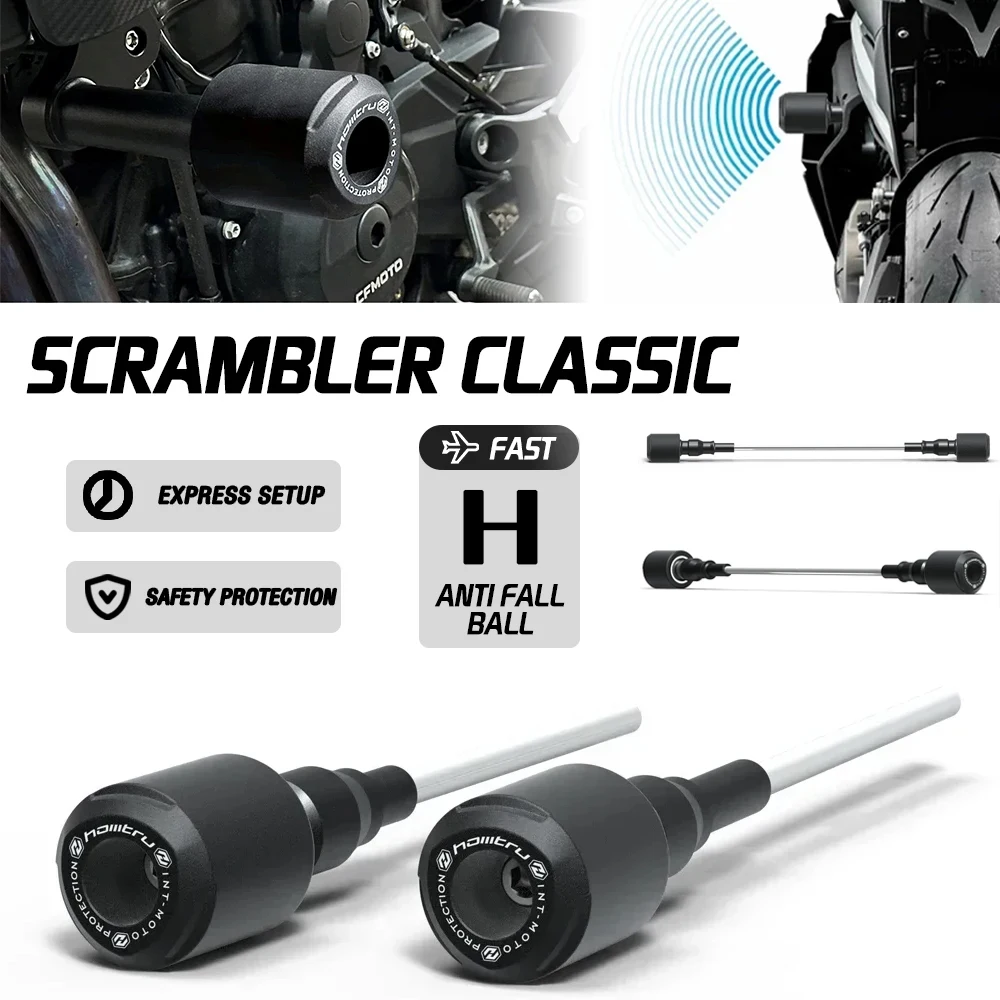 

For Ducati Stir fried Car Street Classic 2015-2020 Motorcycle Frame Protector Anti collision Support Pad