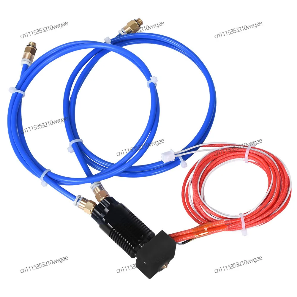 For 2 in 1 Dual Color Extruder Hotend DIY Kit 2 Input 1 Output Compatible with CR10/S Ender3 3D Printer