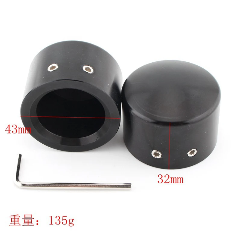 Motorcycle Bolt Cap Front Axle Nut Cover For Harley Touring Softail Dyna Streeet Bob Fat Bob Sportster Iron 883 XL1200 72 48