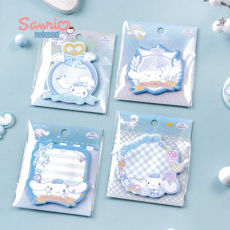 

24pcs Sanrio Cartoon Sticky Notes Cute Kuromi Melody Cinnamoroll Hello Kitty Sticky Note Paper Students Adhesive Notes Wholesale