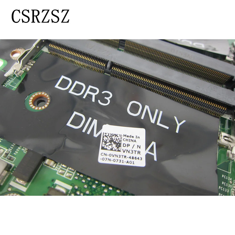 CN-0VN3TR 0vn3tr vn3tr mainboard para dell precision m6500 portátil placa-mãe teste de trabalho perfeito