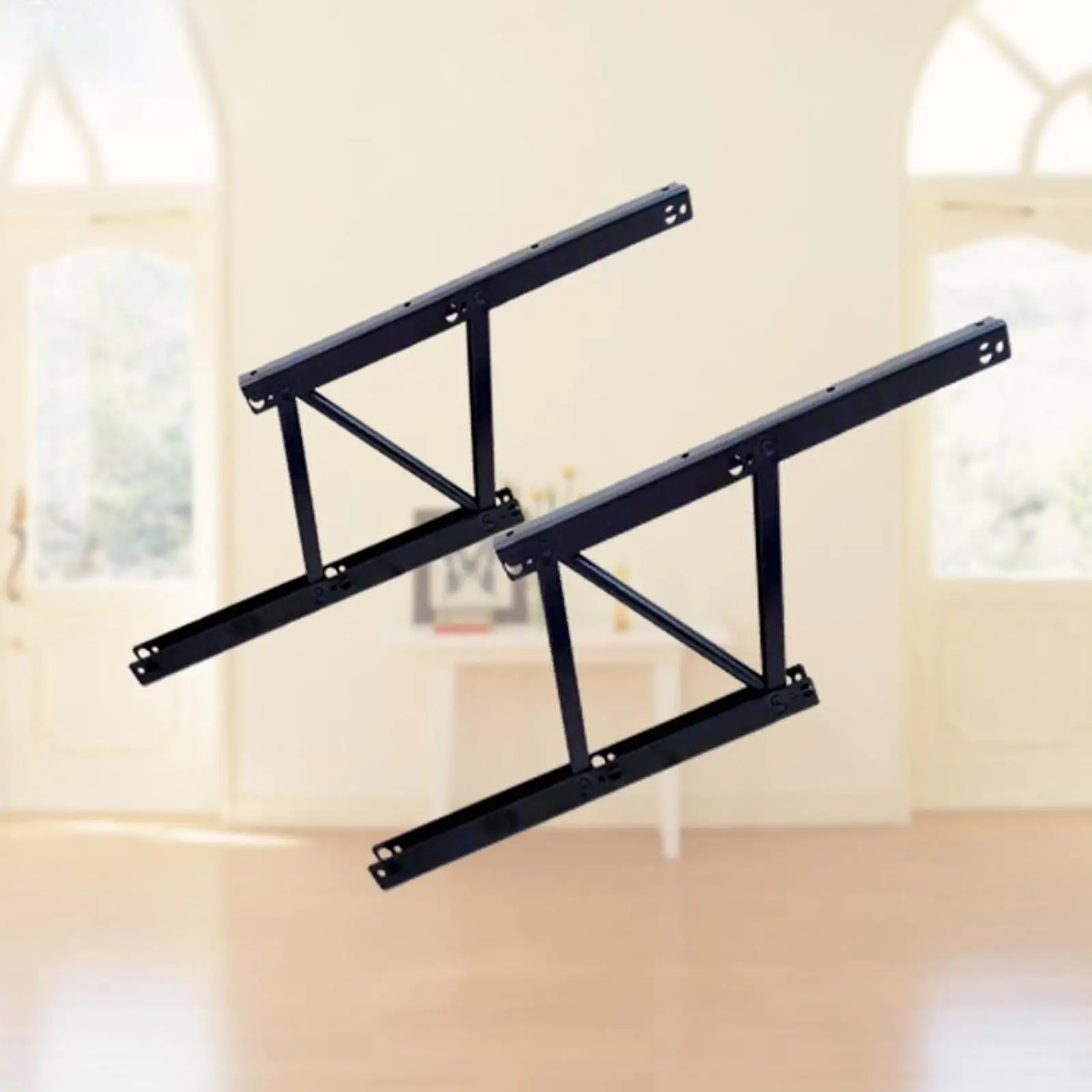 2 Pieces Coffee Table Spring Hinges Foldable Furniture Hardware Space Saving DIY Multipurpose Home Lift up Top Furniture Hinges