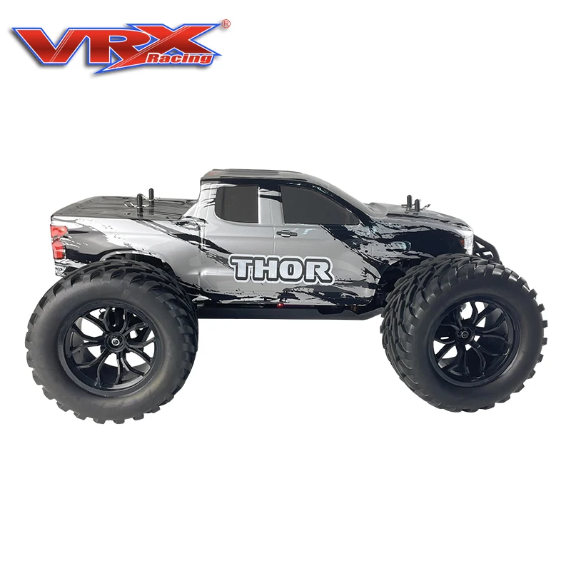 Upgrade Version VRX Racing 1/10 Scale Brushless Monster Truck With New Bumper and Front Lights 3CH 2.4GHz Radio Control RC Car