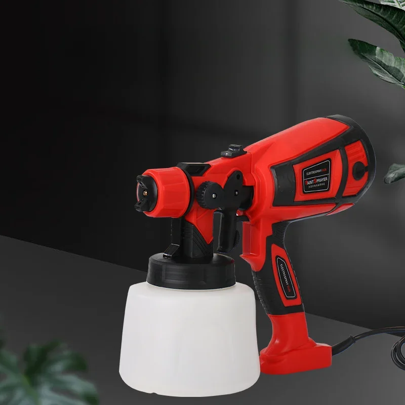 

Spray Gun New Three Shapes Electric High-pressure Spray Paint Portable Long Endurance Large Capacity Stepless Speed Regulation