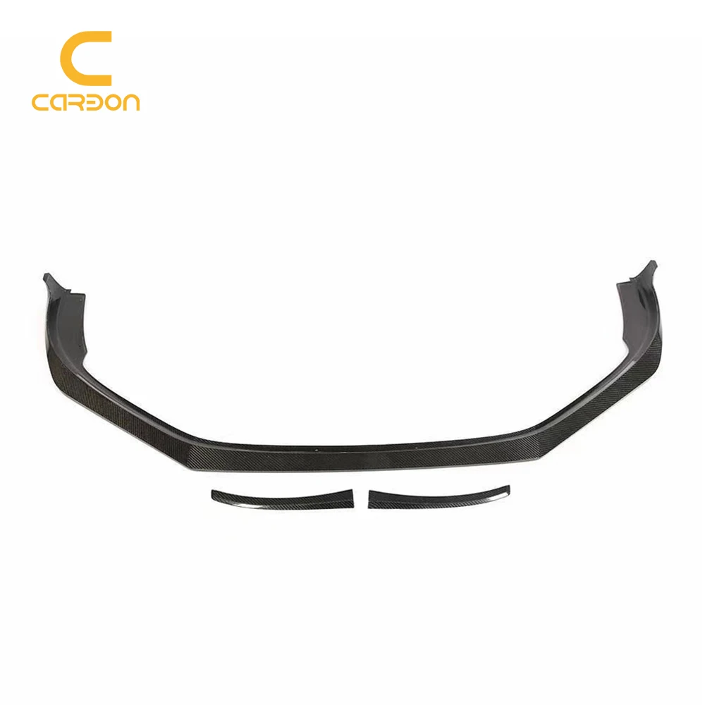 For Porsche 718 Car Front Lip and Splitter Carbon Fiber Car Front Bumper Chin Lip Spoiler Body Kit cars accessories