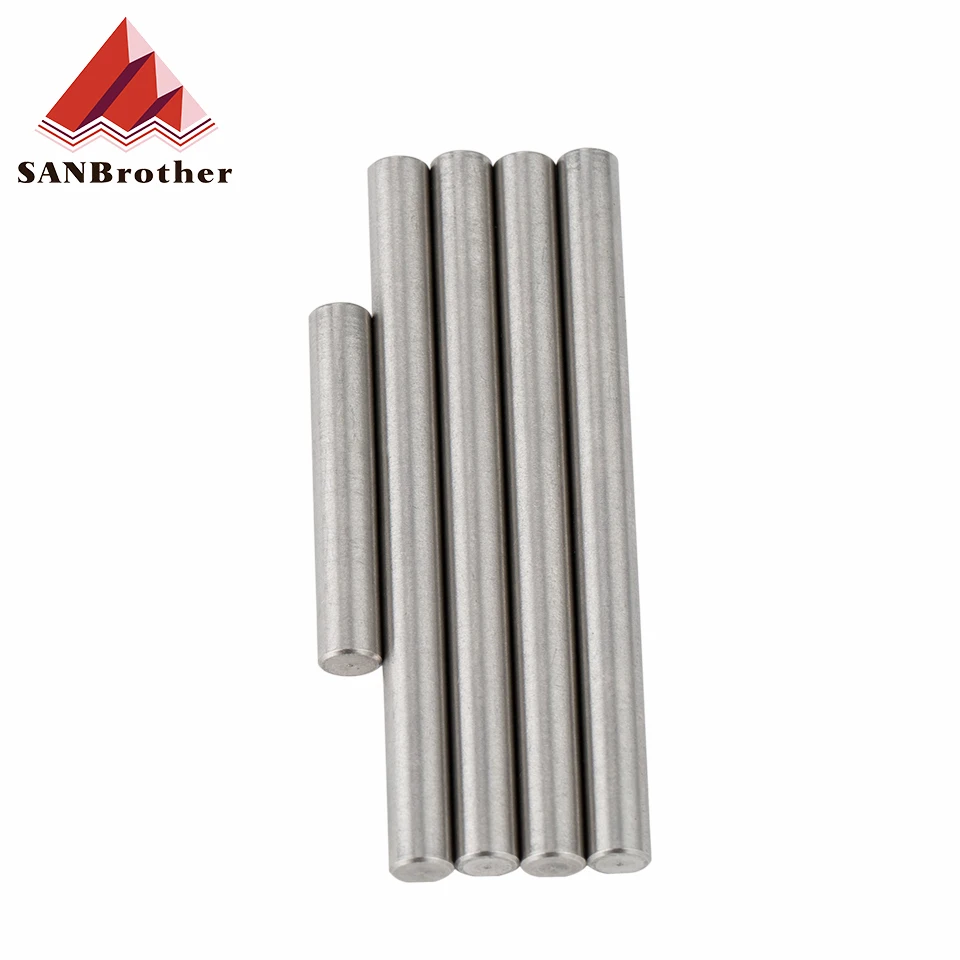 VORON Bearing steel Rod D type shaft Grind Flat Linear Rail Round Customized Length=20mm-100mm Diameter 5mm 3D printer