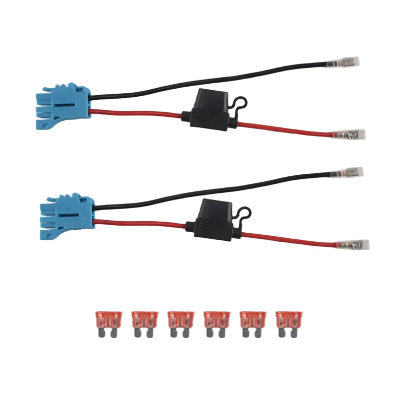 

【Flash Sale】2Pack 12 AWG Wire Harness Connector Replacement For Peg-Perego 12Volt SLA Battery Ride On Vehicle Riding Toys With F