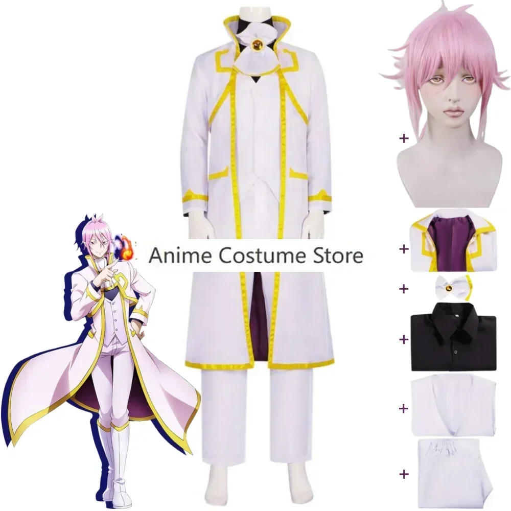 Anime Asmodeus Alice Welcome To Demon-School Mairimashita! Iruma-Kun Cosplay Costume Wig Uniform Halloween Carnival Party Suit