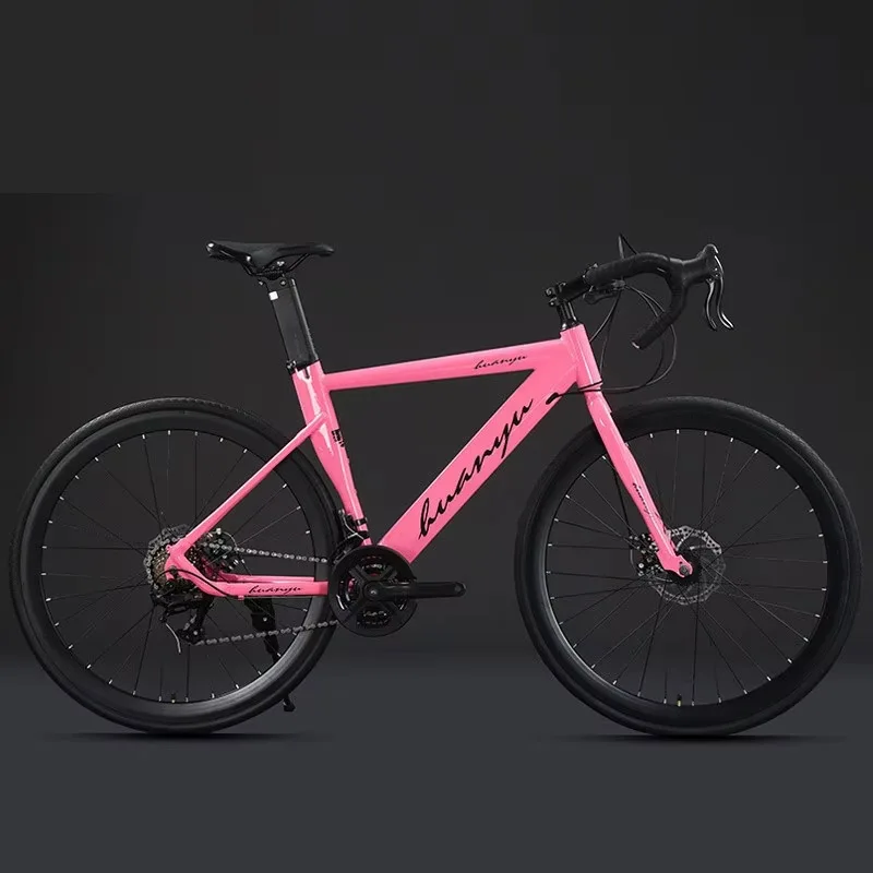 700C * 40 مللي متر الطريق دراجة اليد تغيير 24 سرعة الطريق سباق الدراجة مكبح قرصي الحصى bicicleta الرياح امتصاص الصدمات الدراجات الذكور الكبار #3