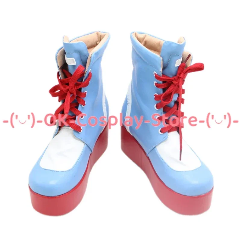 [Angepasst] Dash Cosplay Schuhe Anime Spiel Roleplay Kostüm Prop Halloween Karneval Urlaub Party PU Leder Stiefel