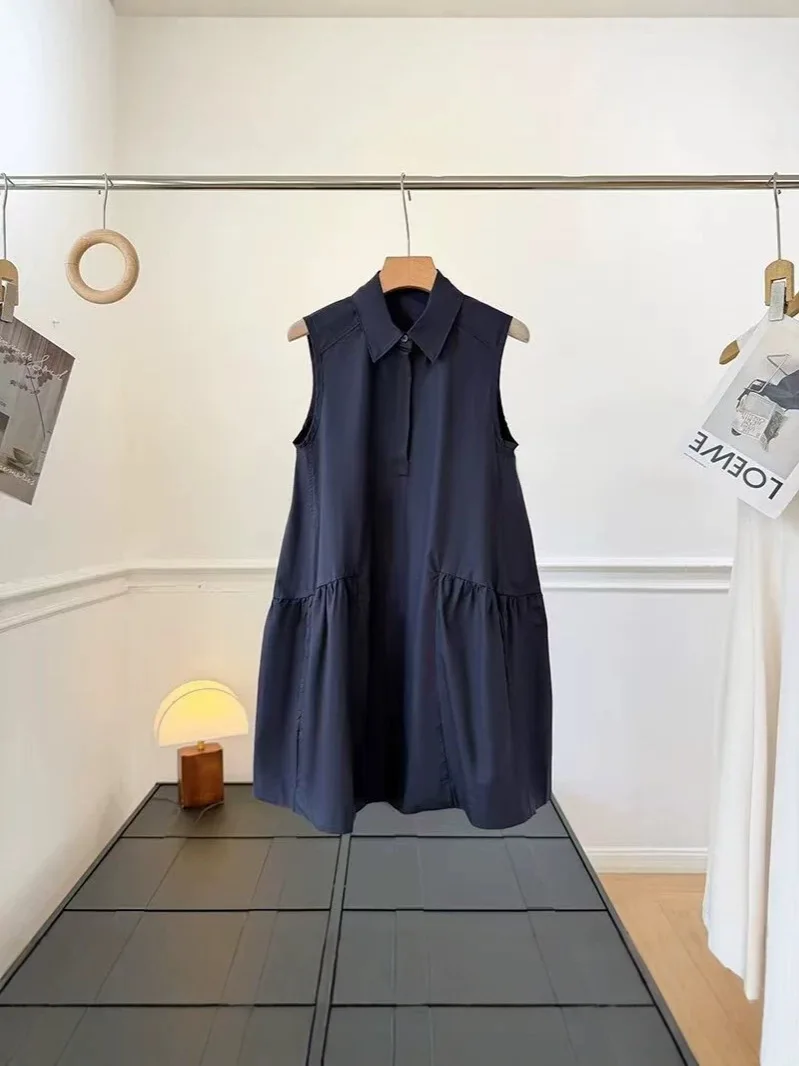 

Dave&di Standard Version Sleeveless Shirt Style Mini Dress Woman Clothes Dress Elegant Party Dresses Vestidos Women's Dress