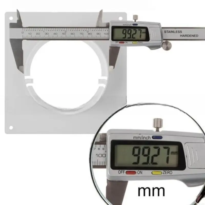 

Квадратная квадратная переходная тарелка e5be для сушилки для ванной комнаты кухонная выхлопная вентилятор.