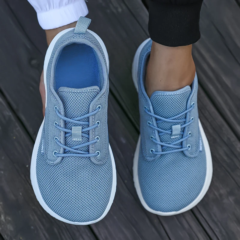 Men Platform Wide Last Shoes Breathable Thick Soled Sneakers Minimalist Versatile Soft Soled Comfortable Wide Foot Walking Shoe