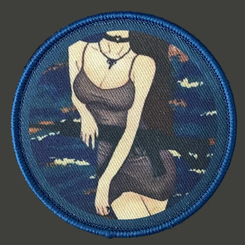 

Anime Girl Tactical Patch Military Morale Print Badge Hook and Loop Backpack Clothing Decorative Accessories Sticker Armband