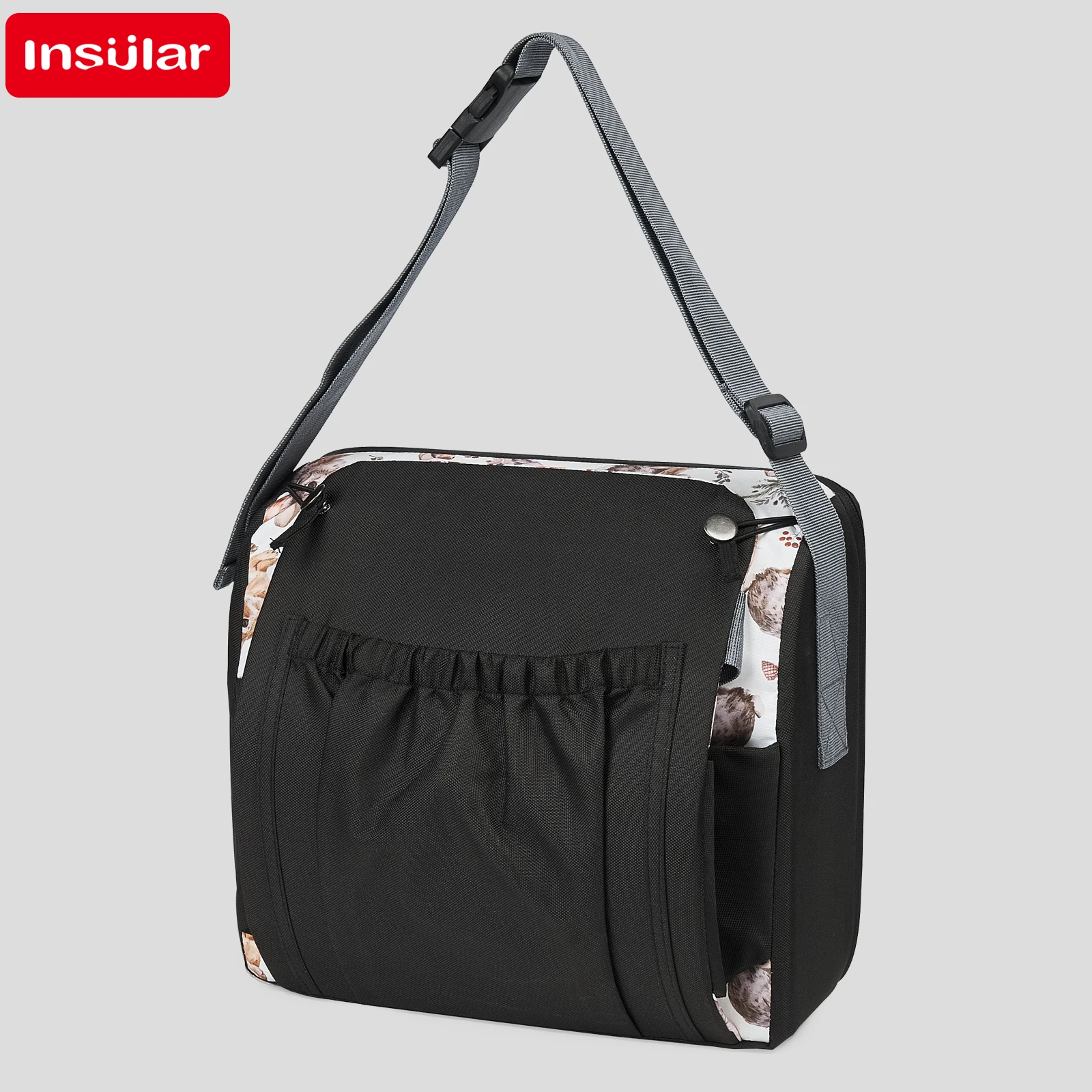 وسادة معززة لكرسي الطعام قابلة للتعديل من INSULAR للأطفال والأطفال الصغار، وسادة مقعد عالية قابلة للإزالة من أجل آمنة ومريحة