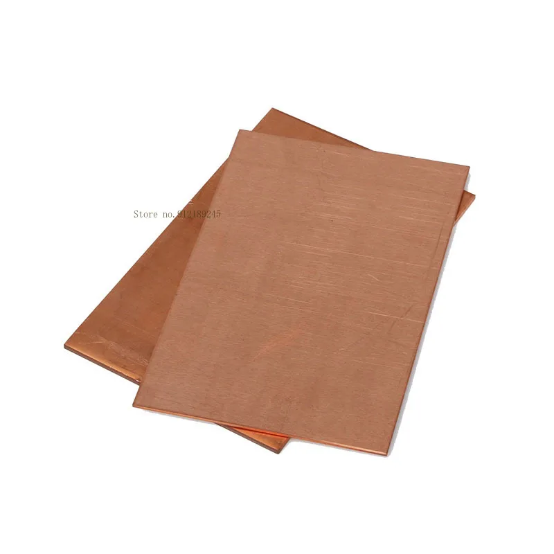 T2 pure copper sheet conductive and heat-conducting copper plate 10x10mm~300x300mm