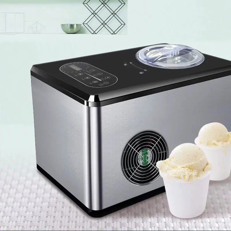 Automatic Rapid Refrigeration Mini Machine Ice Cream Super Large Capacity Household Commercial Stainless Steel Ice Cream Maker