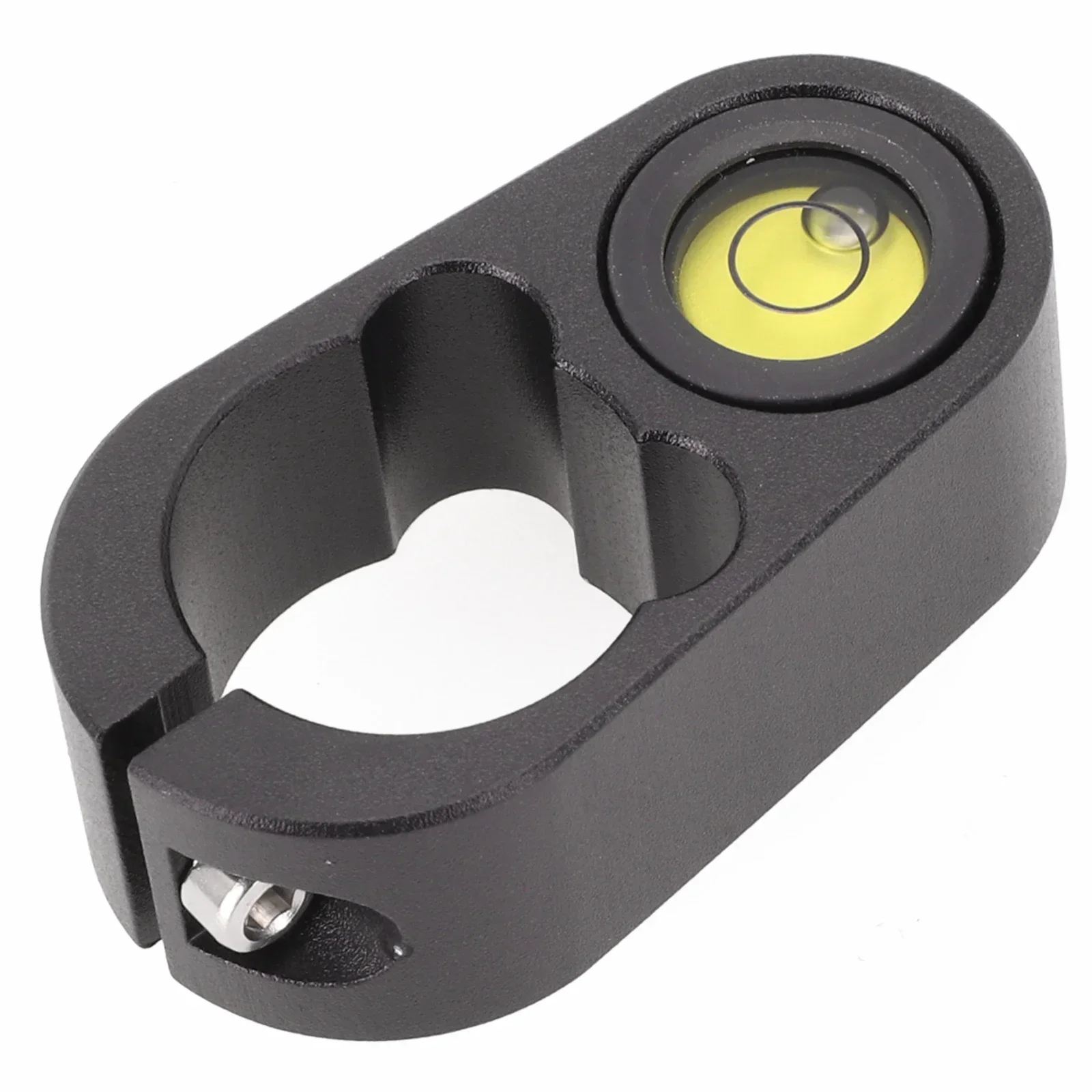 Misurazione accurata livella a bolla fiala 36mm livello del palo misurazione manuale livello della casa rotondo lega di alluminio nera