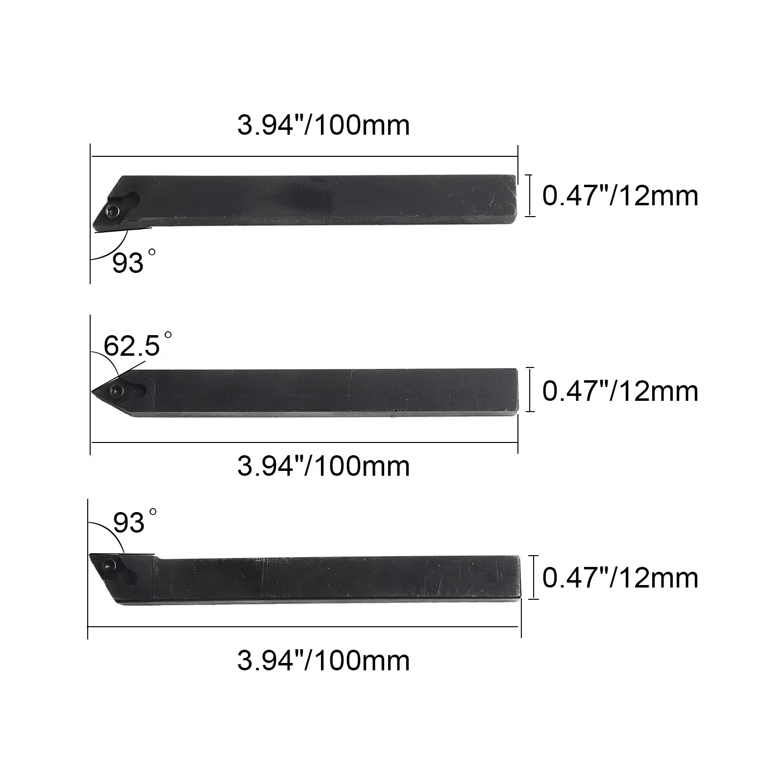

DCMT070204 Insert For Lathe 0.39 x0.39 x3.94 10mm X 10mm X 100mm DCMT070204 Inserts Applicable For Stainless Steel