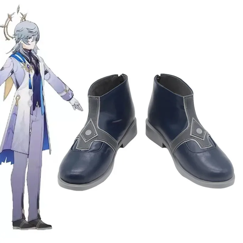 

NewGame Honkai Star Rail Latest Sunday Cosplay Shoes Leather Shoes Mr. Sunday Boots Halloween Carnival Role Play Outfits Party P