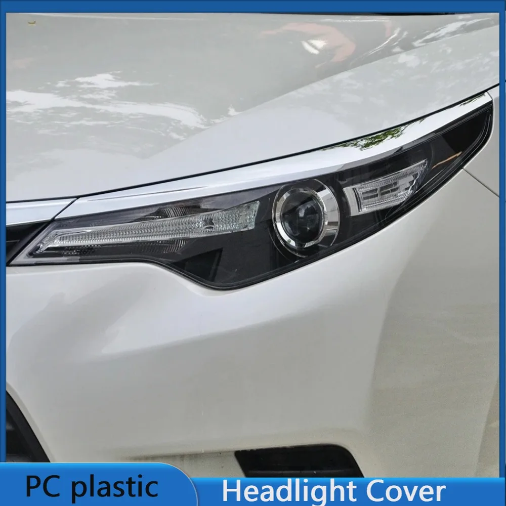 

For Toyota Corolla/Levin 2017 2018 Year Front Headlight Cover Transparent Lampshade Headlamp Lens Shell Body Kit Accessories