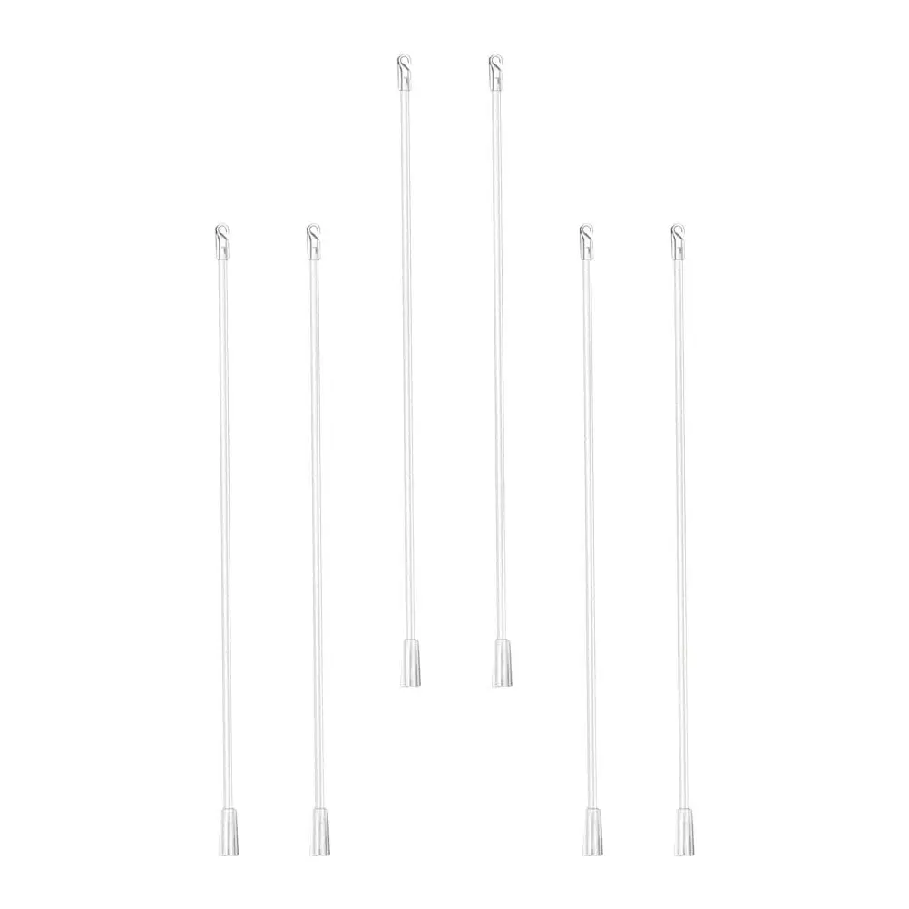

6Pcs Vertical Blind Wand Plastic 12 Inch Venetian Blinds Rod Replacement Household Blinds Pulling Stick Blind Wand