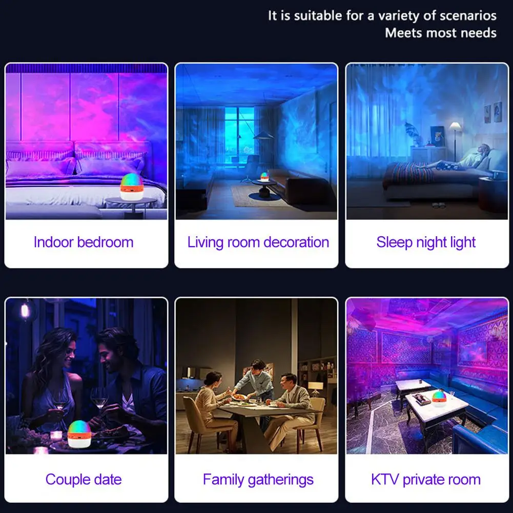 LED Projector Lamp USB Powered Remote Control Stunning Galaxy And Nebula Effects Night Lamp For Bedroom Living Room Office Decor