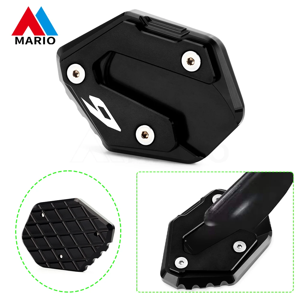 

For TRACER 9 Tracer 9GT 2021 2022 2023 2024 Motorcycle Kickstand Extender Foot Side Stand Extension Kick Pad Support Plate Cover