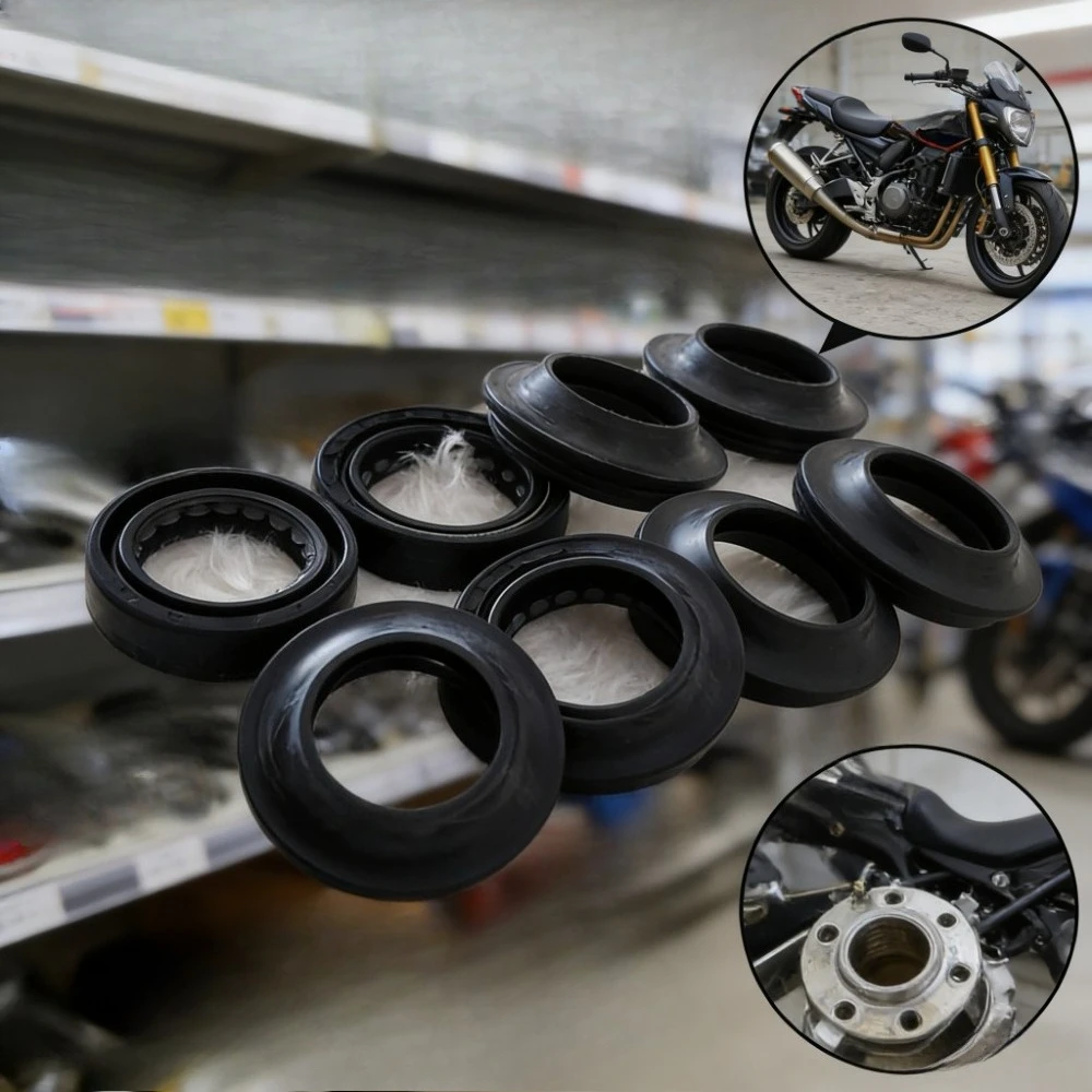 

43x55x11 43*55 Front Shock Fork Damper Shaft Oil Seal 43 55 Dust Cover For Kawasaki KDX220 KDX 200 KDX200 KX125 1985-2000 1999