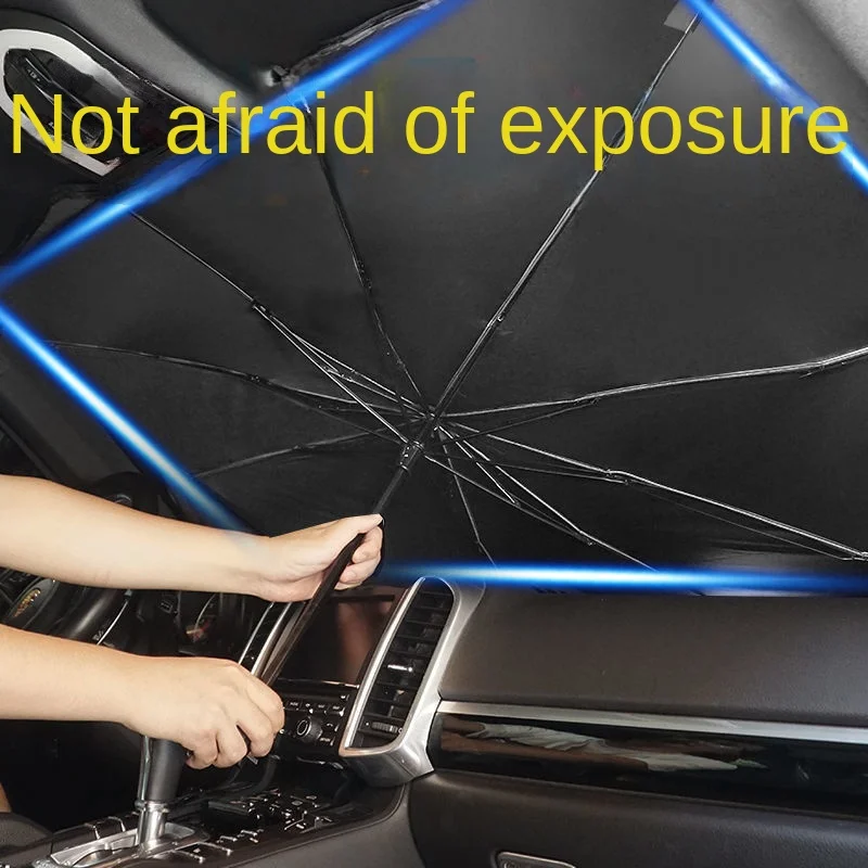 Car Sun Visor, Sun Umbrella, Car Front Window Sun Visor, Car Sun Visor, Inner Windshield Protection Accessories Easy To Install