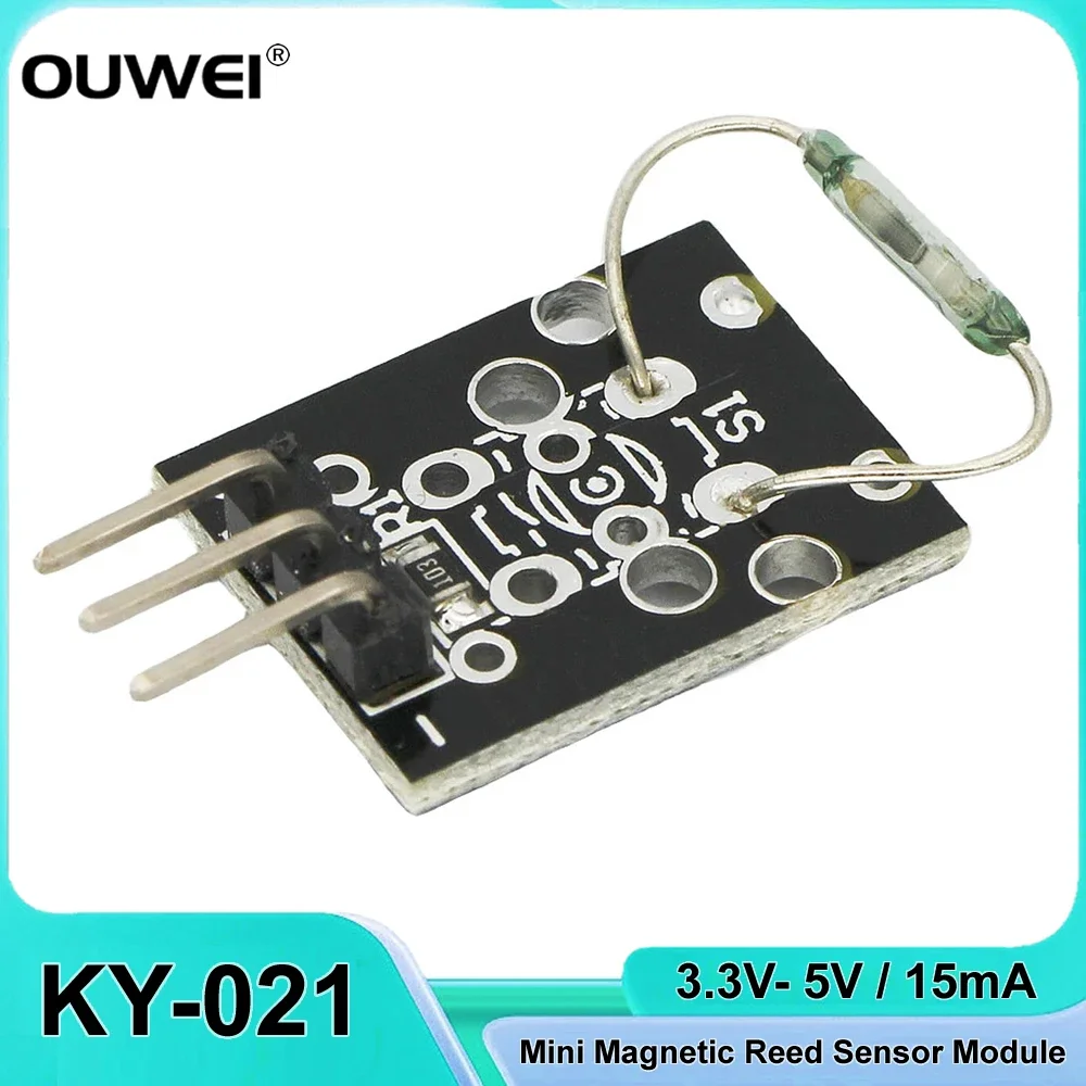 Mini Magnetic Reed Module Dry Reed Pipe Switch Sensor Module for Arduino Starters Compatible Diy Kit KY 021 KY-021 KY021