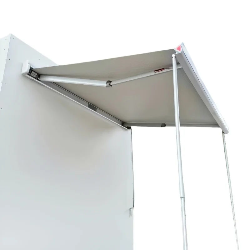 Tenda da sole per camper leggera in alluminio di alta qualità 5.0x2.5m con speciale tessuto resistente ai raggi UV per parti di camper camper camper