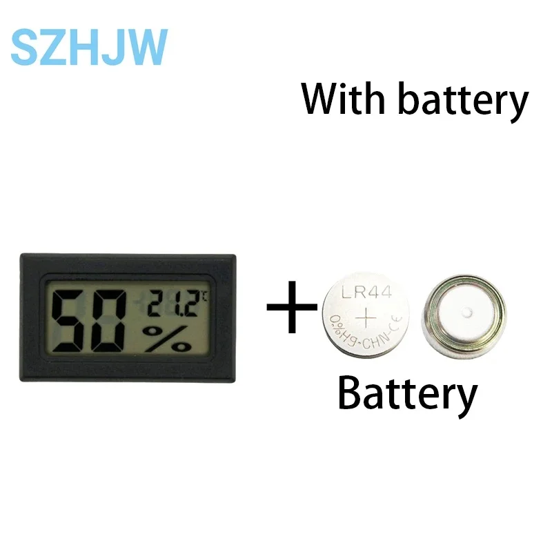 1-10PCS Mini Convenient Digital LCD Thermometer Sensor Hygrometer Gauge Refrigerator Aquarium Monitoring Display Humidity