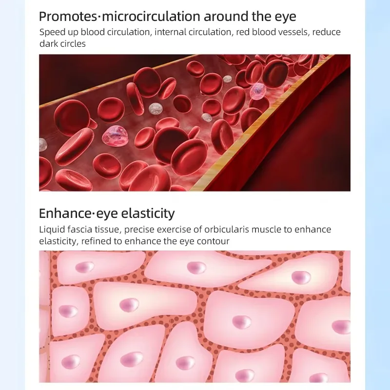 جهاز العناية بالبشرة المحمول EMS مدلك رفع العين جهاز تجميل الاهتزاز أكياس العين جهاز مضاد للانتفاخ الداكن لأداة تدليك العين #4