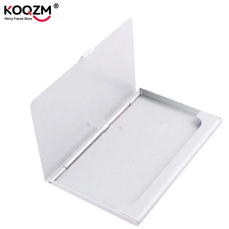 Creative Business Card Case Stainless Steel Aluminum Holder Metal Box Cover Credit Men Business Card Holder Card Metal Wallet