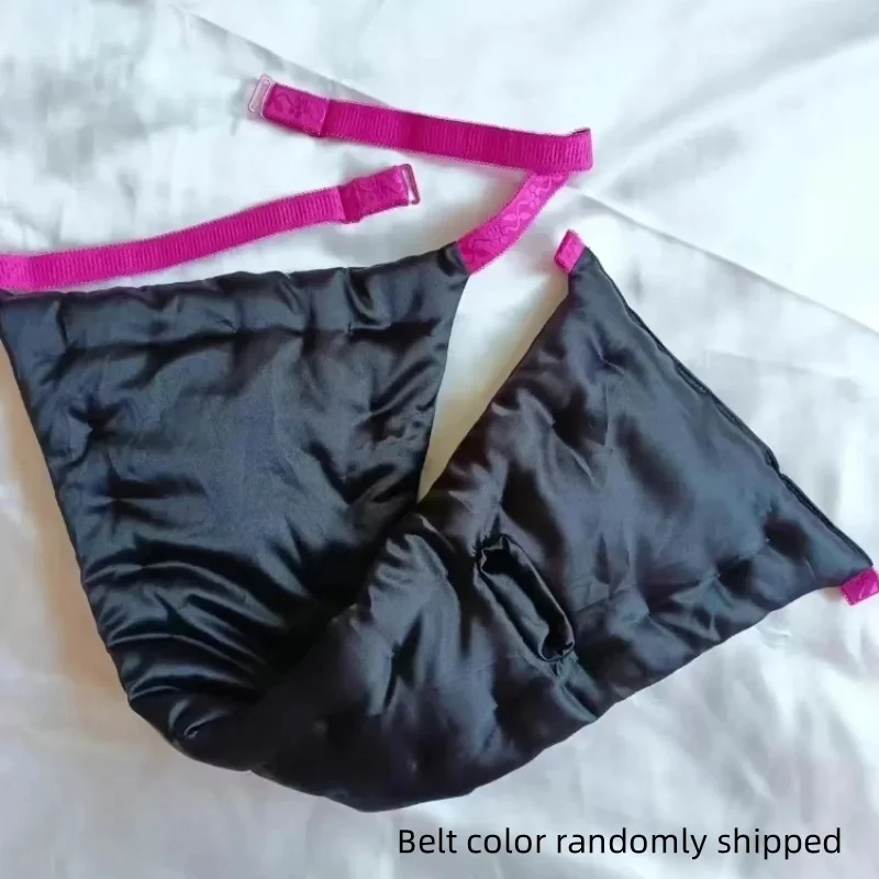 

Man's T-briefs Silky Soft Floral Panties With Holes Thong Live Show Dance Private Party Sexy Costume Panty FKK(size puffy big )