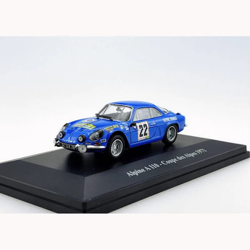 Eligor 1/43 Scale  A110 1971 Alpine Cup Alloy Car Model Classic Adult Souvenir Gift Static Display Hobby Collection