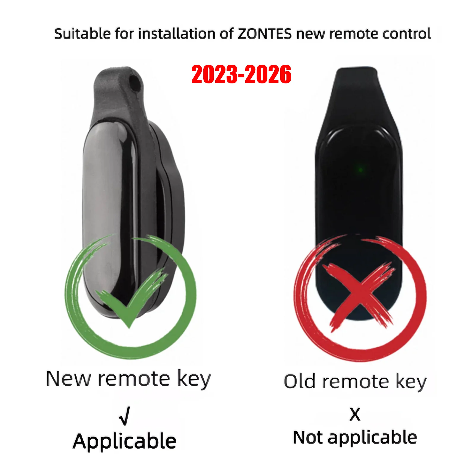 Motorcycle Key Shell Cover & Keychain KeyShell for Zontes 125 150 368 350 m 150 350 368 D 368E 368g 2023 2024 2025 Accessories