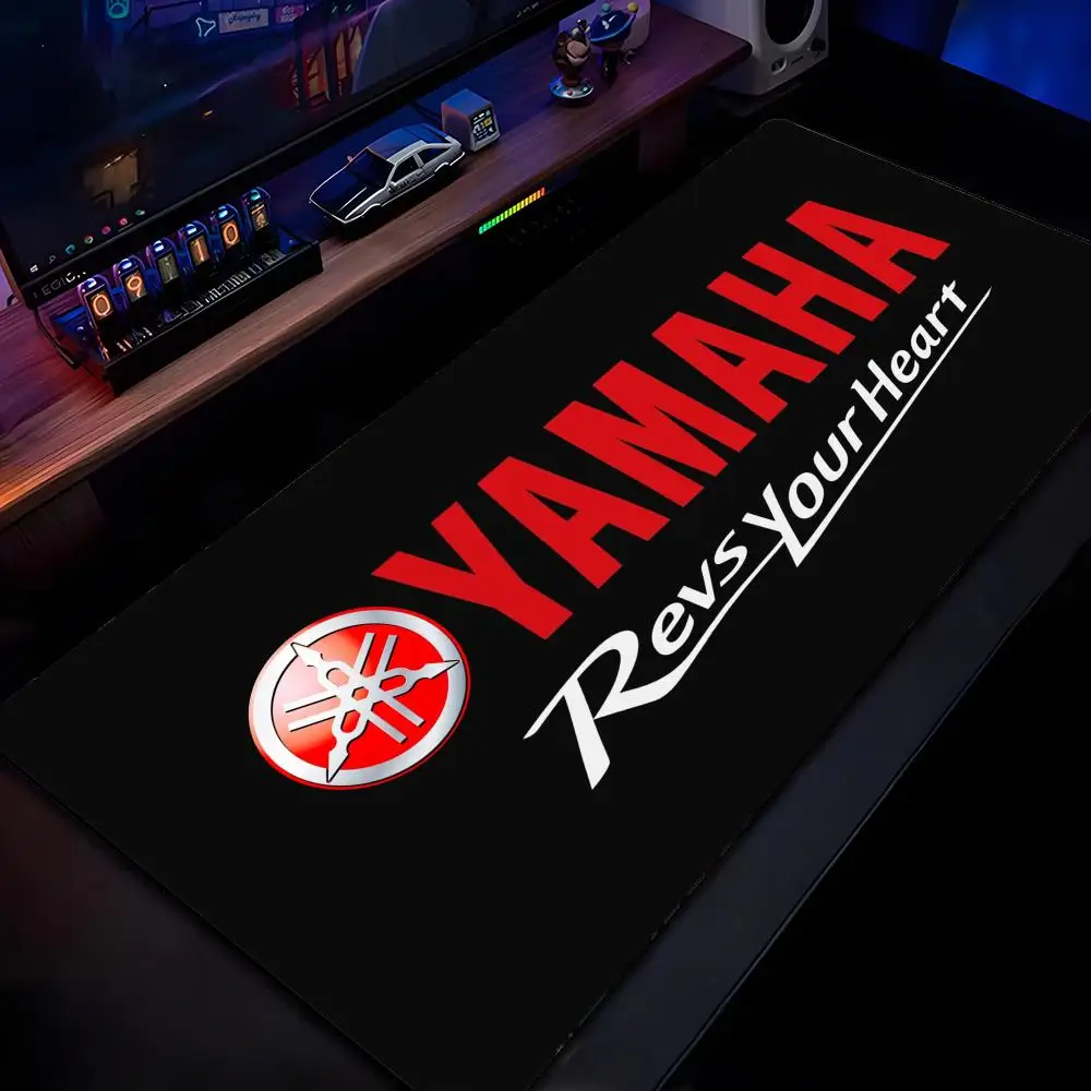 

Cool Cat Y-Yamaha Mouse Pad Mousepad HD Printing Computer Gamers Locking Edge Non-slip Mouse Pad XXL90x40cm Keyboard PC Desk Pad